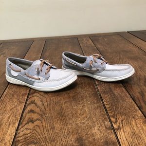 Light Blue Sperry Original Boat Shoes